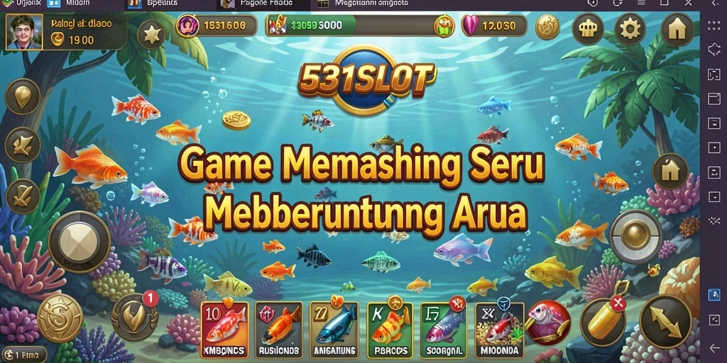 Tangkapan ikan yang spektakuler dalam gameplay 531SLOT.