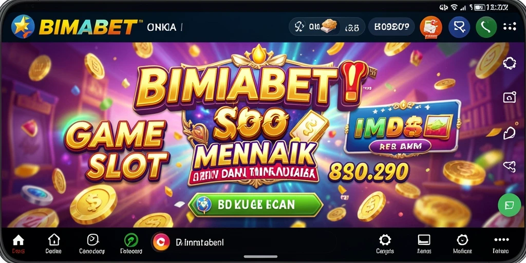 Tampilan utama BIMABET menampilkan berbagai pilihan slot menarik.