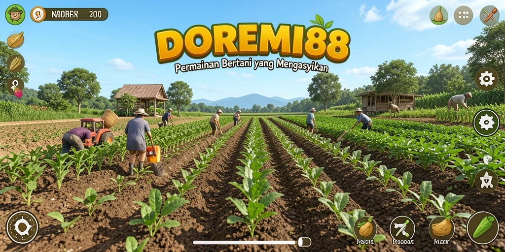 Gameplay DOREMI88 yang menyenangkan dan interaktif dalam bertani.