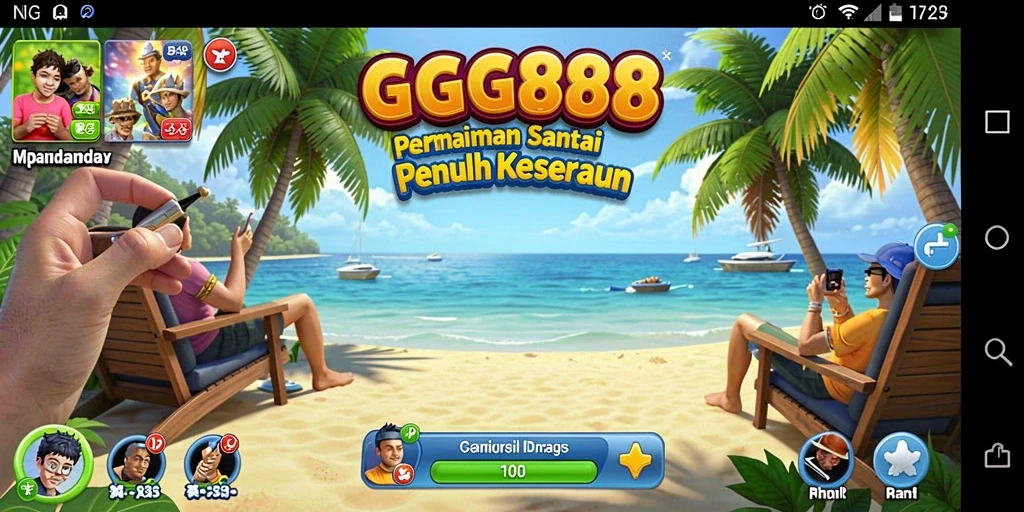 Screenshot gameplay GGG888 yang menampilkan keseruan dalam permainan Casual.