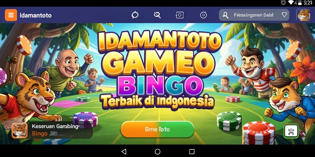 Tampilan gameplay IDAMANTOTO dengan berbagai mode Bingo yang menarik.