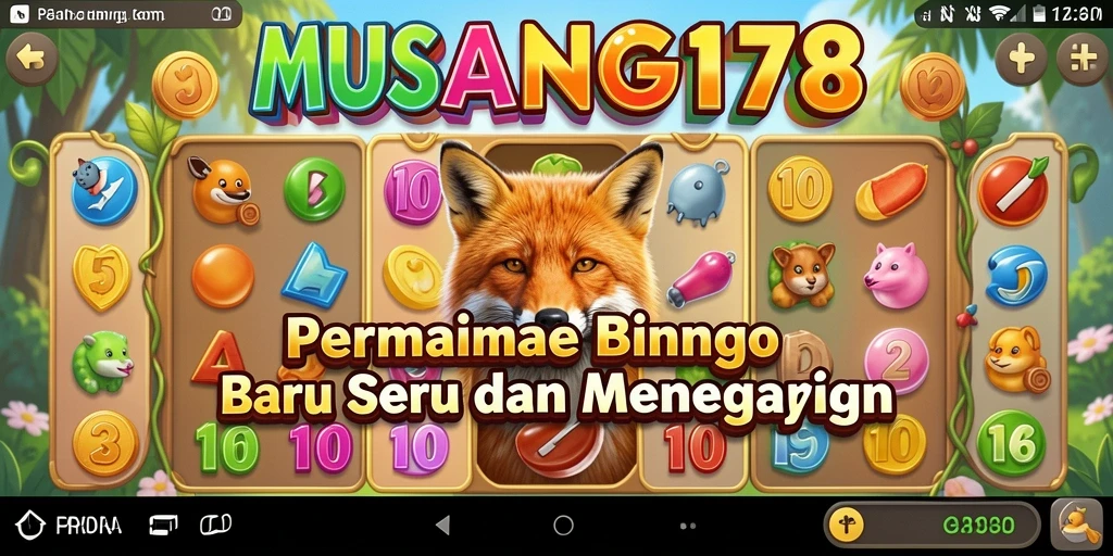 Tampilan gameplay seru di MUSANG178 saat bermain Bingo.