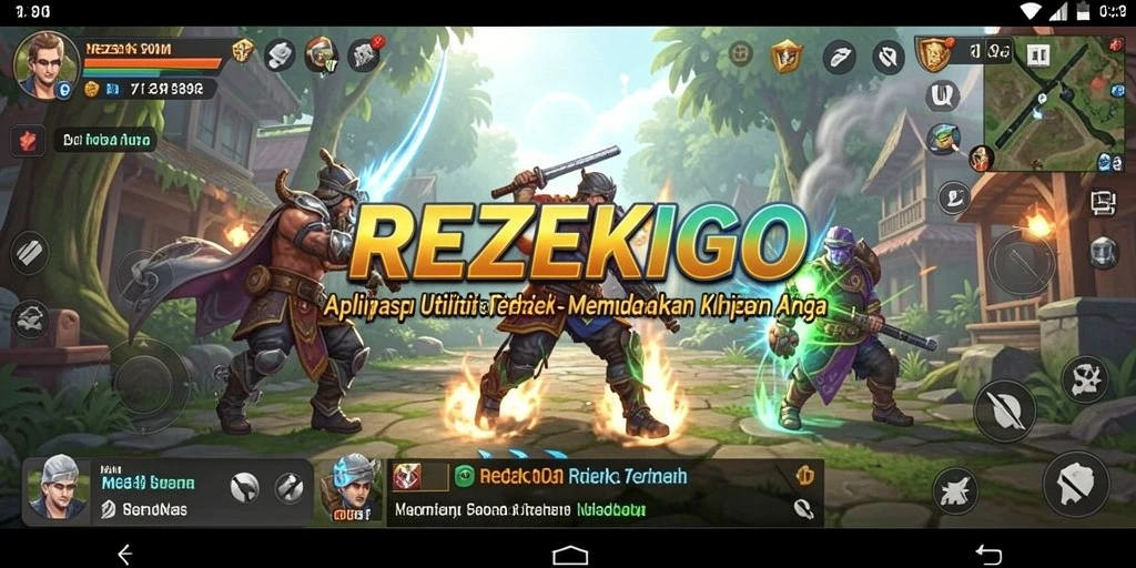 Tampilan utama REZEKIGO yang efisien dan modern.