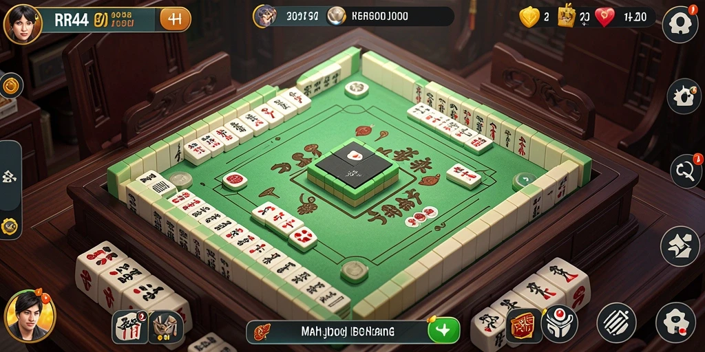 Tampilan gameplay seru Mahjong di RR44.
