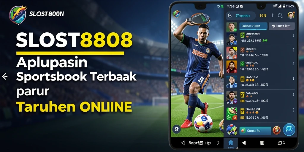 Tampilan antarmuka SLOST8808 yang menarik untuk taruhan olahraga.