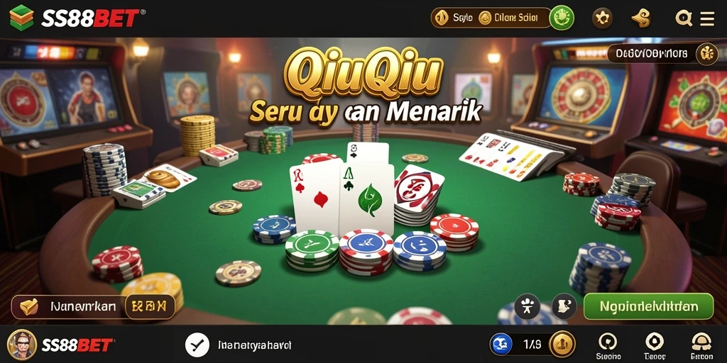 Screenshot gameplay SS88BET saat pemain sedang bermain QiuQiu.